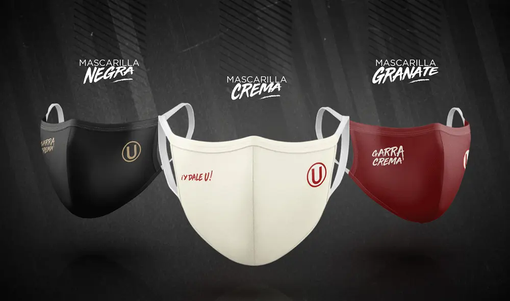 Universitario lanzó al mercado su propio modelo de mascarillas tras su sociedad estratégica con una empresa textil. Foto: Prensa Universitario Universitario lanzó al mercado su propio modelo de mascarillas tras su sociedad estratégica con una empresa textil. Foto: Prensa Universitario