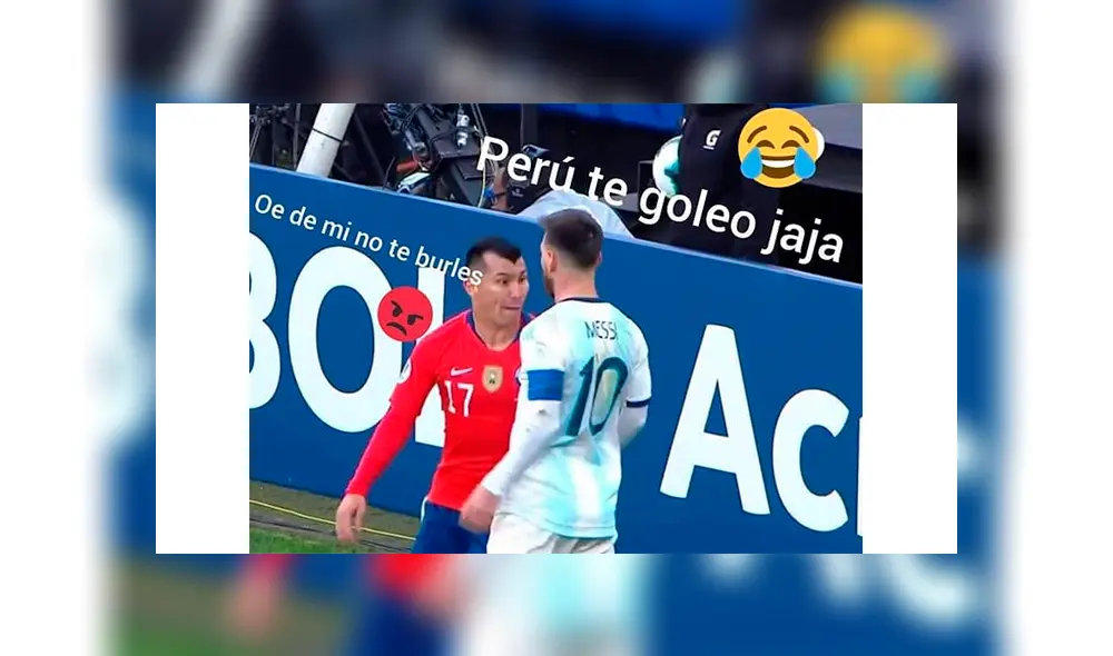 Argentina vs. Chile: memes de Lionel Messi tras expulsión. Foto: facebook