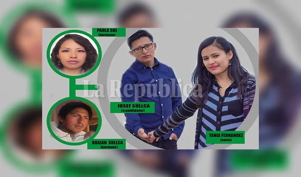 Postula a alcaldía de Puno con su novia y hermanos