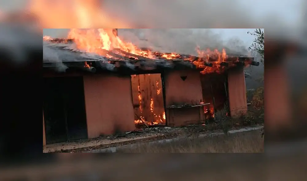 Incendio consume vivienda de Augusto Pinochet en Valparaíso