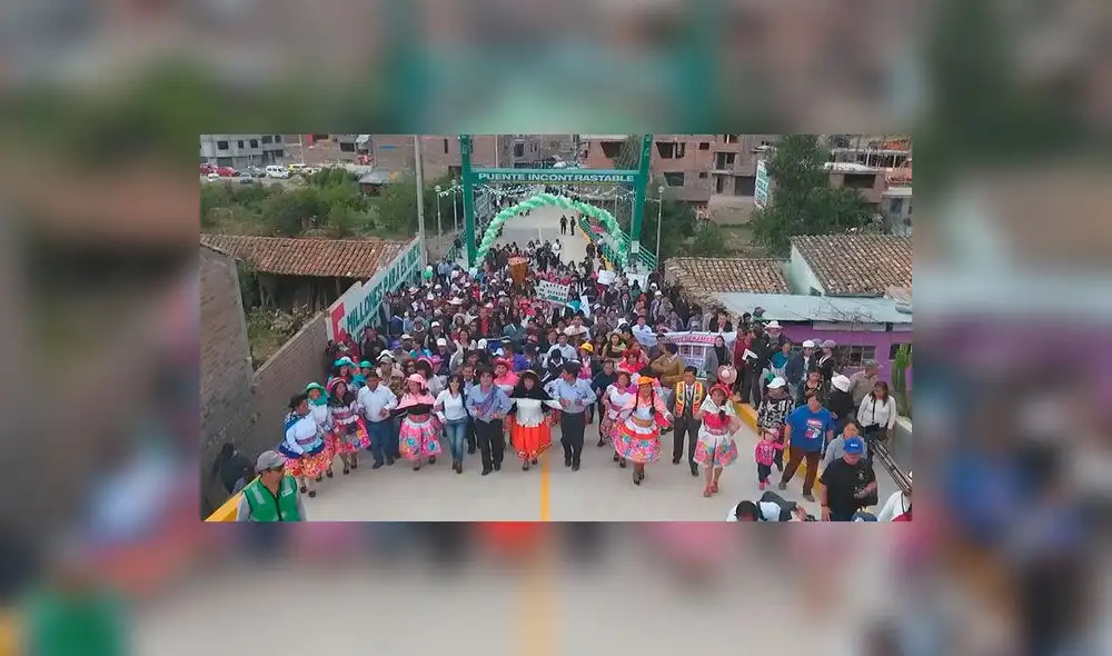 Huancayo ya cuenta con el puente Incontrastable