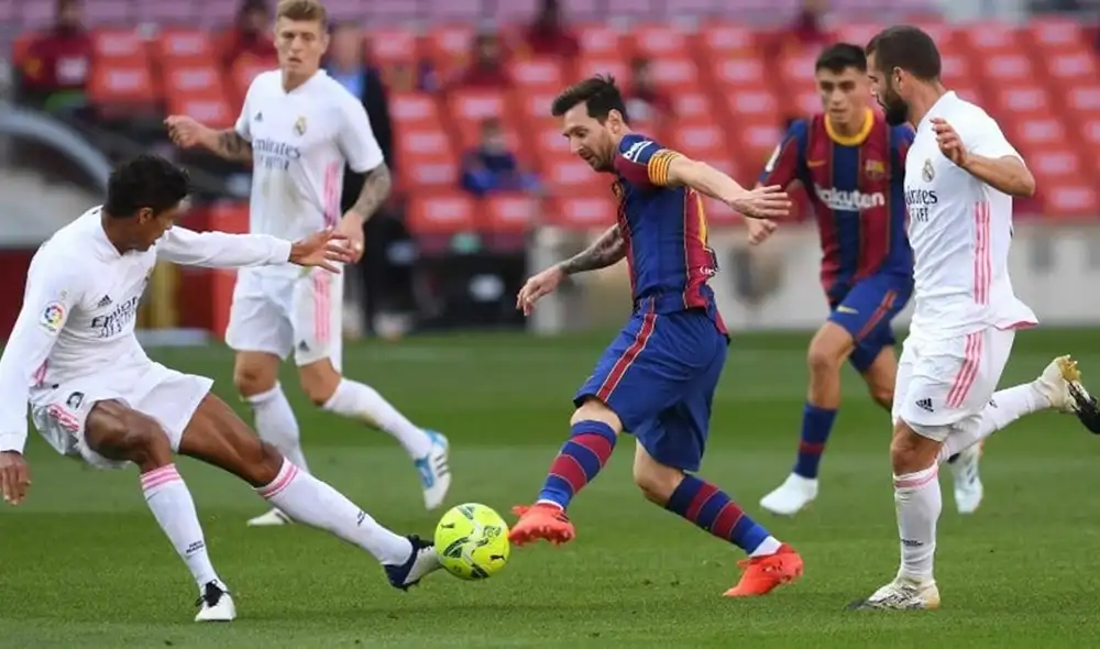 Barcelona y Real Madrid empatan 1-1 por LaLiga. Foto: EFE Barcelona y Real Madrid empatan 1-1 por LaLiga. Foto: EFE