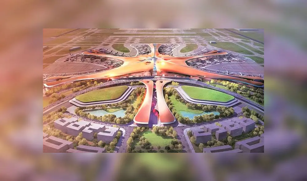El aeropuerto más grande del mundo abrirá su puertas en septiembre. Foto: RT. El aeropuerto más grande del mundo abrirá su puertas en septiembre. Foto: RT.