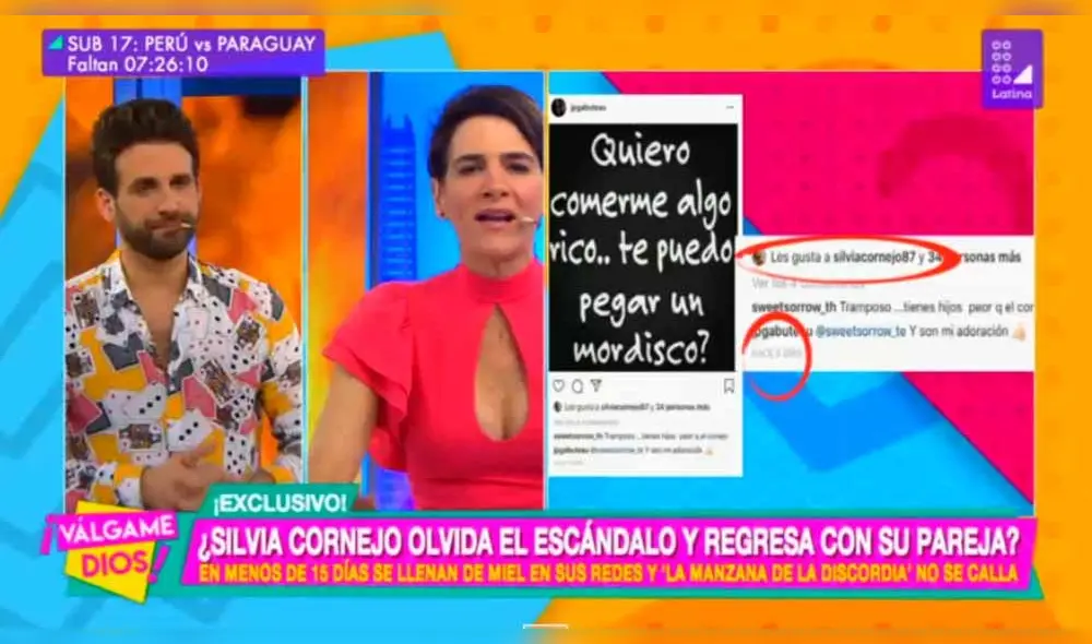 Silvia Cornejo perdona a su esposo tras encontrarlo con presunta amante