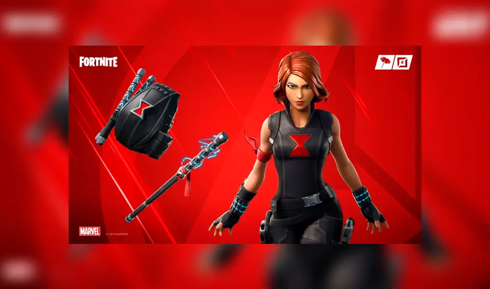 Fortnite: cómo conseguir el skin de Black Widow por el estreno de Avengers Endgame