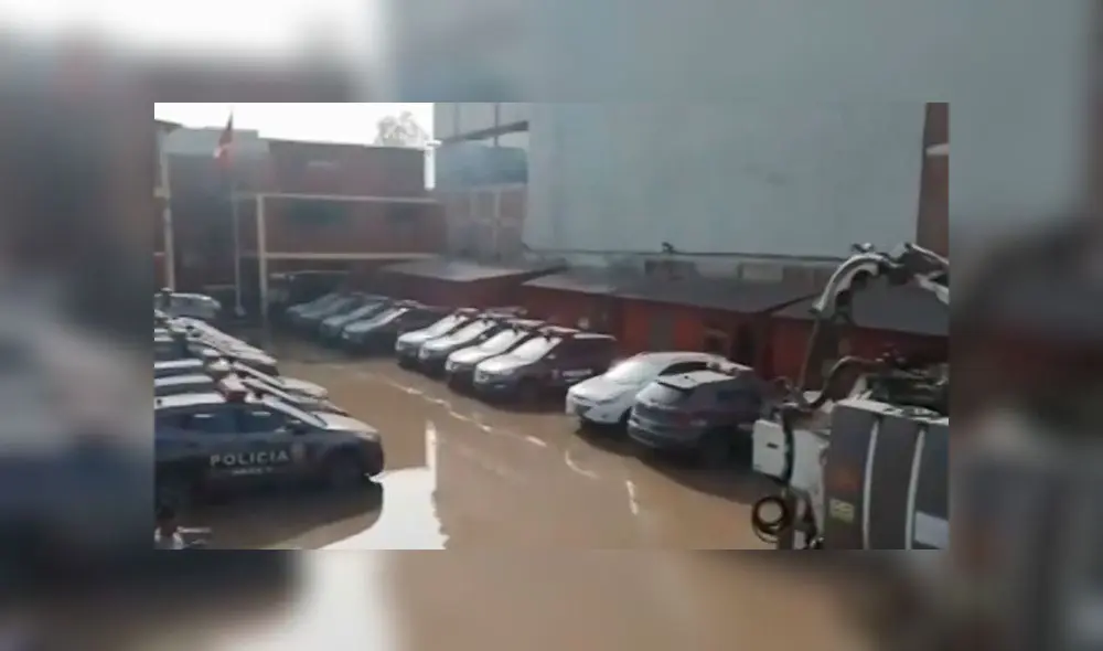 Reportan aniego en San Juan de Lurigancho. Créditos: Captura Canal N. Reportan aniego en San Juan de Lurigancho. Créditos: Captura Canal N.