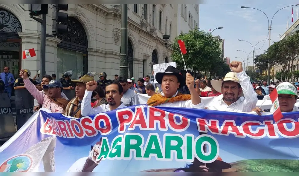 Conveagro: Un millón de agricultores acatan paro nacional en 15 regiones del país [Fotos]