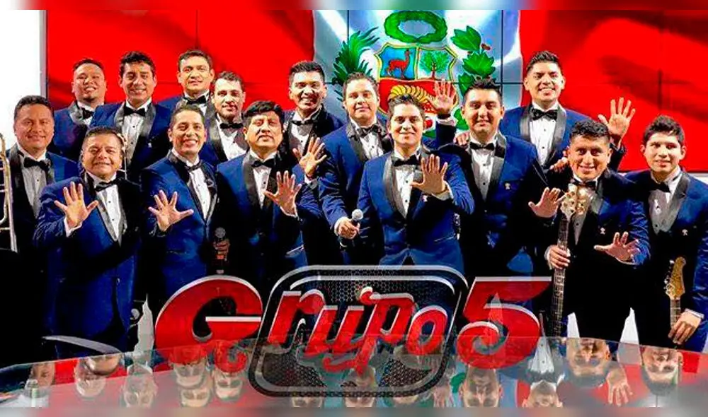 Grupo 5 es el grupo de cumbia peruana más escuchado en Spotify