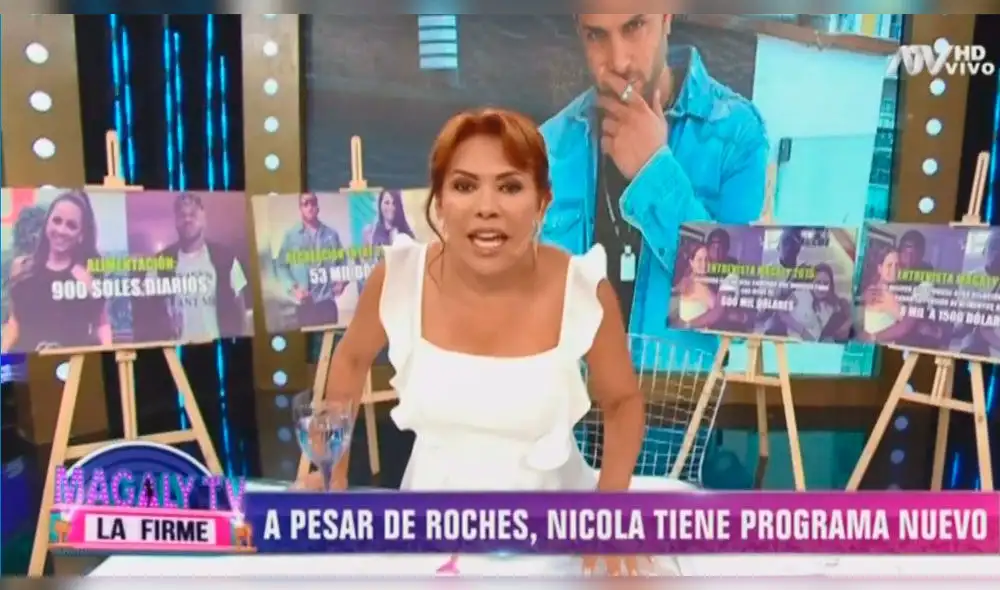 Magaly Medina expresa indignación por programa que conducirá Nicola Porcella tras escándalos Foto: captura