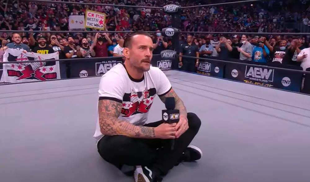 CM Punk fue confirmado como nuevo talento de All Elite Wrestling en sus redes sociales. Foto: captura YouTube AEW