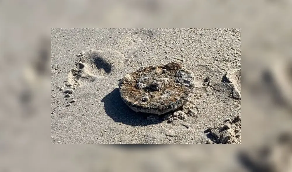 La mina encontrada en Vero Beach corresponde a la Segunda Guerra Mundial. (Foto: El Universal)