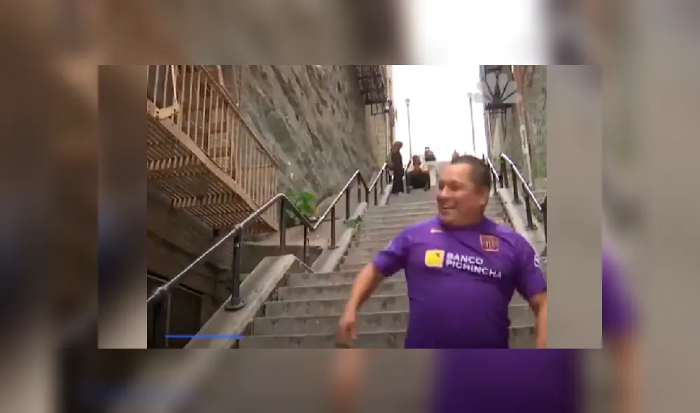 Facebook viral: hincha de Alianza Lima se graba bailando como el Joker de Joaquin Phoenix en escaleras de Nueva York