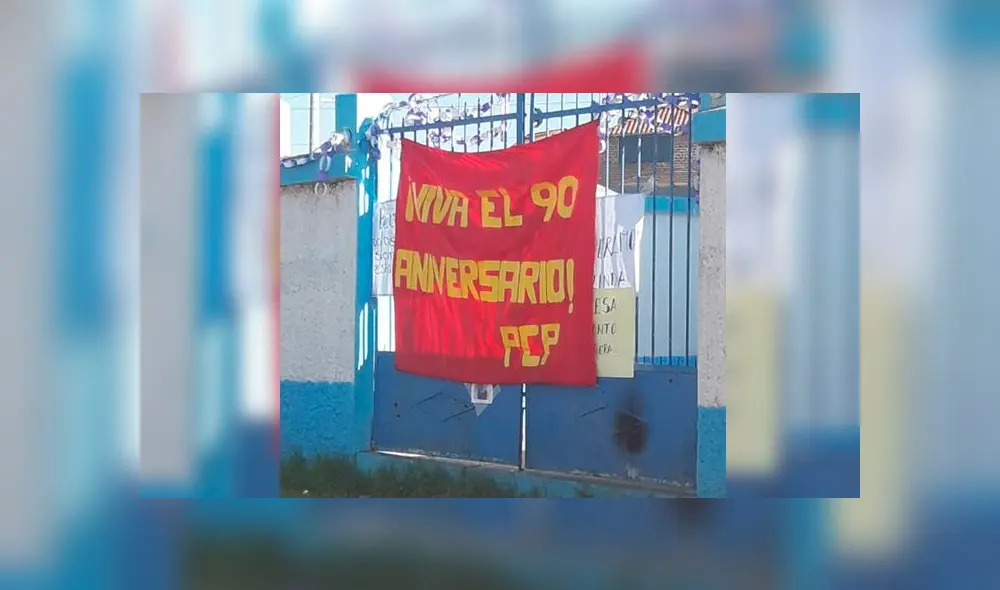 Policía incauta banderola de Patria Roja en capilla de Puno