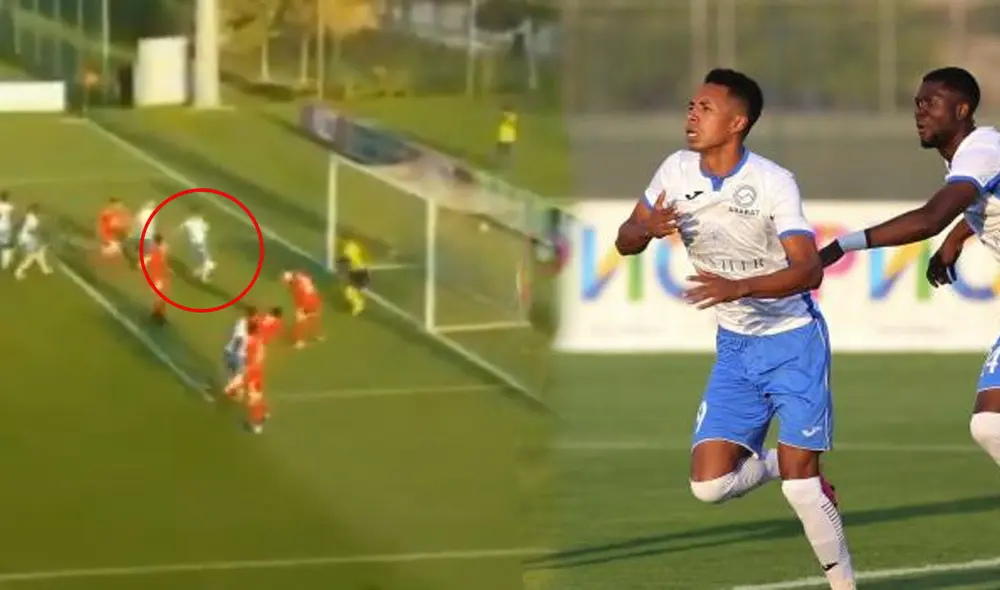 Jeisson Martínez marcó en la Europa League. | Captura Youtube Jeisson Martínez marcó en la Europa League. | Captura Youtube