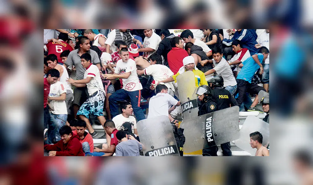 Ley que sanciona la violencia en el fútbol es letra muerta