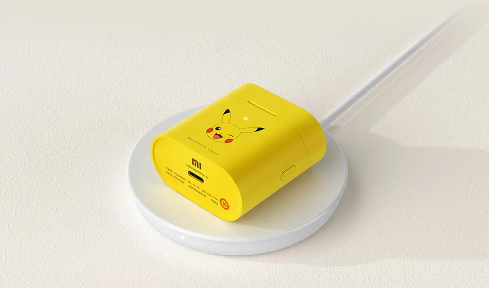 Los audífonos se pueden cargar de forma inalámbrica. Foto: Xiaomi