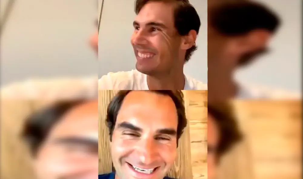 Ambos tenistas organizaron un encuentro en vivo vía Instagram en medio de la pandemia provocada por el coronavirus. Ambos tenistas organizaron un encuentro en vivo vía Instagram en medio de la pandemia provocada por el coronavirus.
