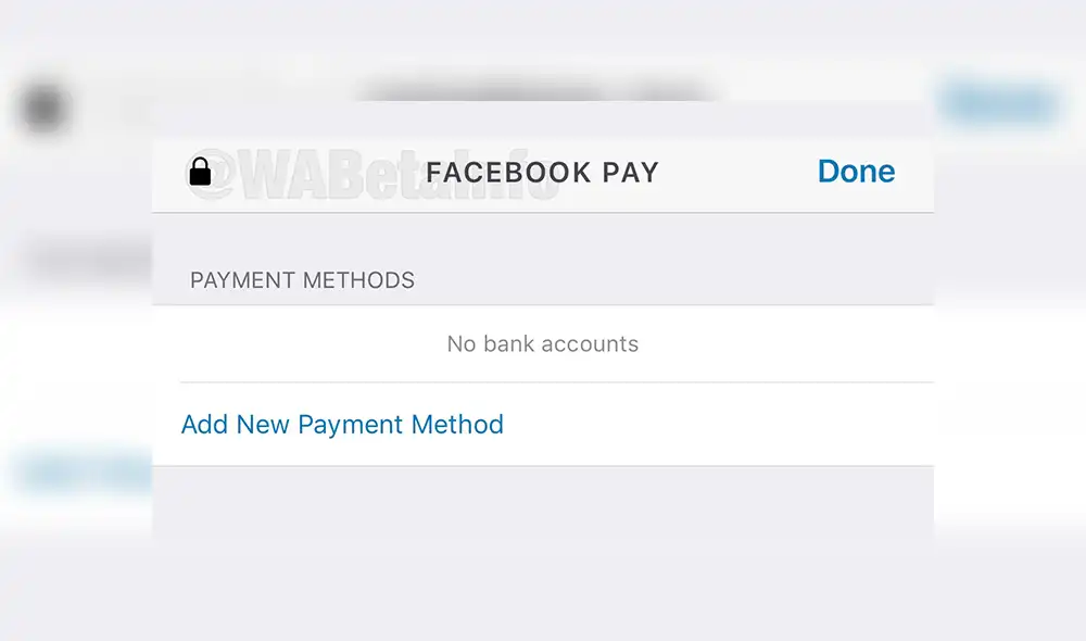 WhatsApp Facebook Pay