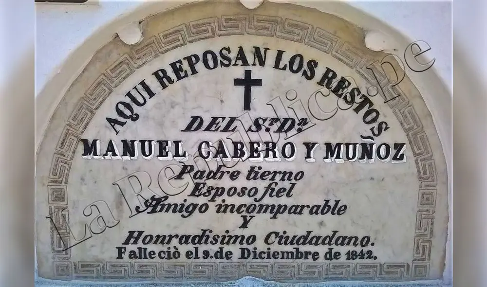 Buscan exhumar restos de primer alcalde de la independencia de Trujillo Manuel Cavero y Muñoz