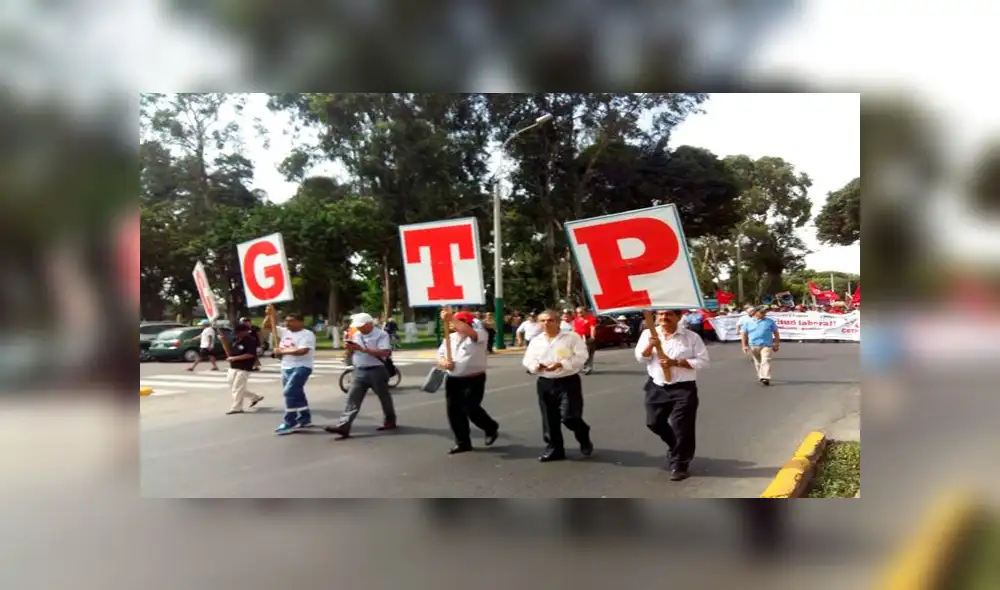 CGTP marchó en contra de la explotación laboral CGTP marchó en contra de la explotación laboral