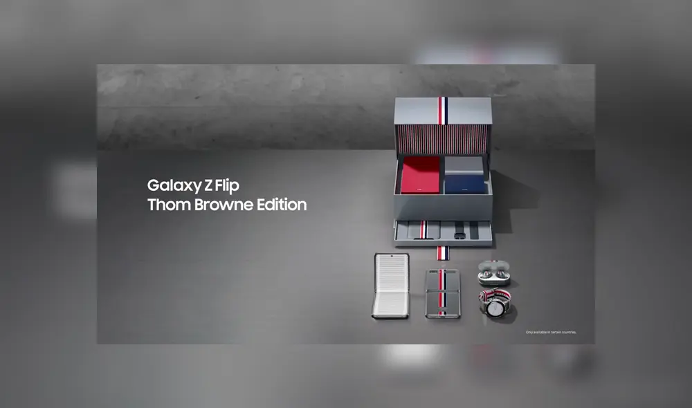 Además del Galaxy Z Flip, los Galaxy Buds y el Galaxy Watch también estarían incluidos en esta edición especial.