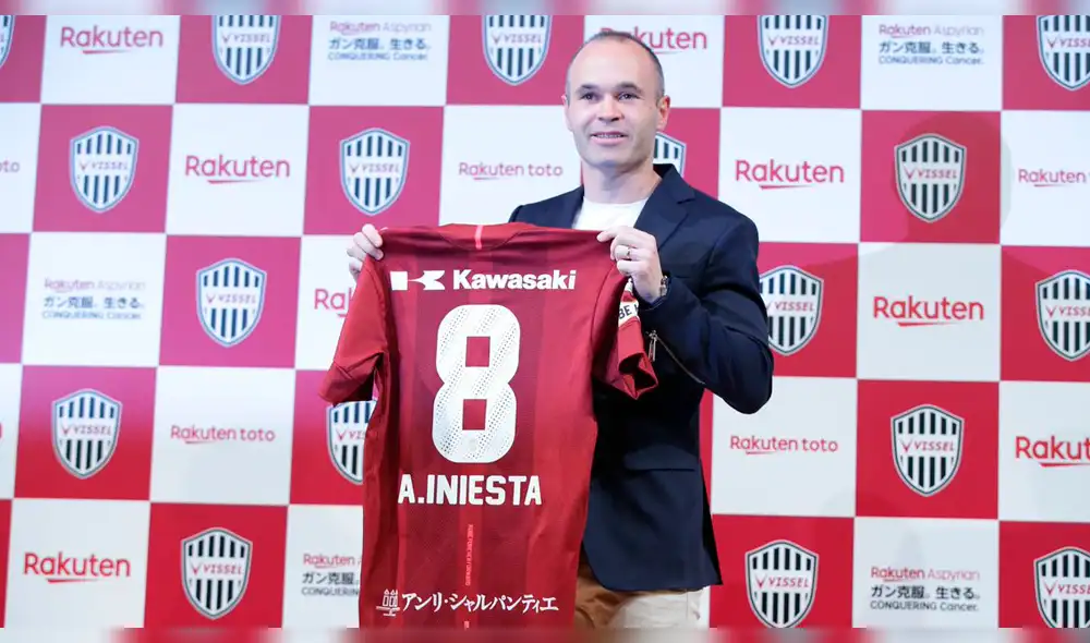Andrés Iniesta firmó contrato con Vissel Kobe y jugará con otro campeón del mundo [VIDEO]