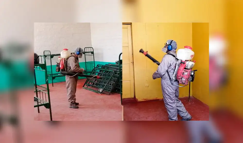 Municipalidad de San Román destinó cinco mil soles para esta actividad preventiva, pues en Puno aún no hay ningún caso de coronavirus. Municipalidad de San Román destinó cinco mil soles para esta actividad preventiva, pues en Puno aún no hay ningún caso de coronavirus.