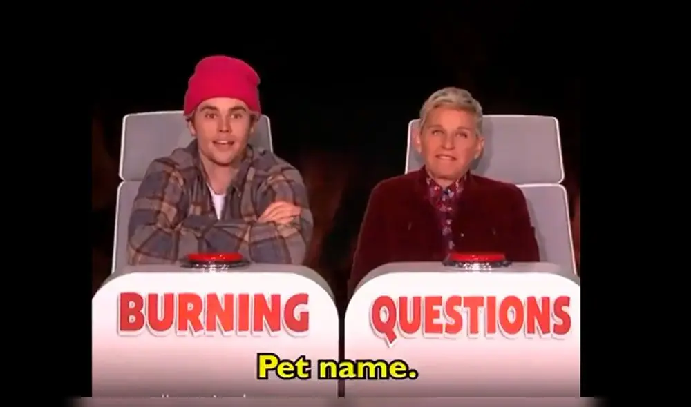 Justin Bieber en divertida entrevista con Ellen Degeneres. Foto: Foto: Captura Ellentube Justin Bieber en divertida entrevista con Ellen Degeneres. Foto: Foto: Captura Ellentube