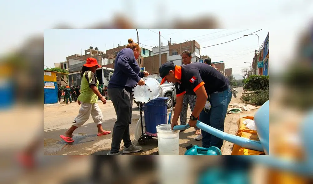 Sedapal. Corte de agua afectará a 20 distritos de Lima y Callao.