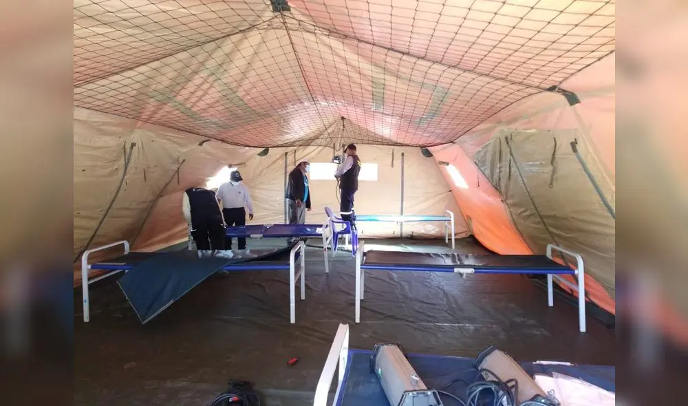 Arequipa: instalan módulos para pacientes con COVID-19 en Caravelí y Camaná