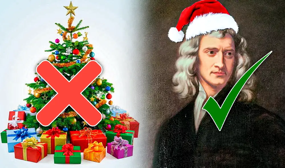 Los hombres de ciencia optan por celebrar el nacimiento de Isaac Newton en Navidad cada 25 de diciembre. Foto: composición de Jazmin Ceras/LR/Peakpx/Revista Doble Voz Los hombres de ciencia optan por celebrar el nacimiento de Isaac Newton en Navidad cada 25 de diciembre. Foto: composición de Jazmin Ceras/LR/Peakpx/Revista Doble Voz