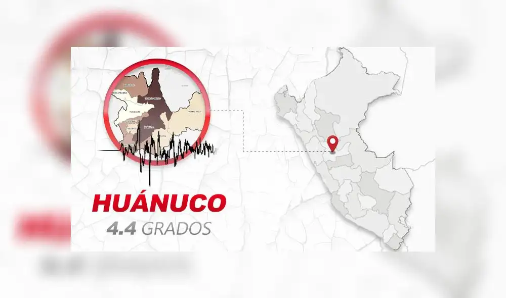 Sismo de regular intensidad se registró en Huánuco. Foto: La República
