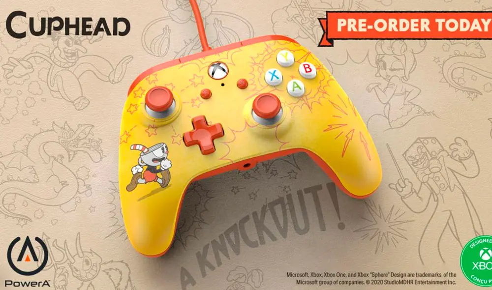Pese a haberse publicado hace más de 3 años, Cuphead sigue siendo una gran excusa para hacer accesorios de edición especial. Foto: PowerA