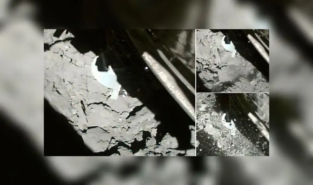 Fotos del aterrizaje de Hayabusa-2 en Ryugu. Foto: Twitter/@haya2e_jaxa. Fotos del aterrizaje de Hayabusa-2 en Ryugu. Foto: Twitter/@haya2e_jaxa.