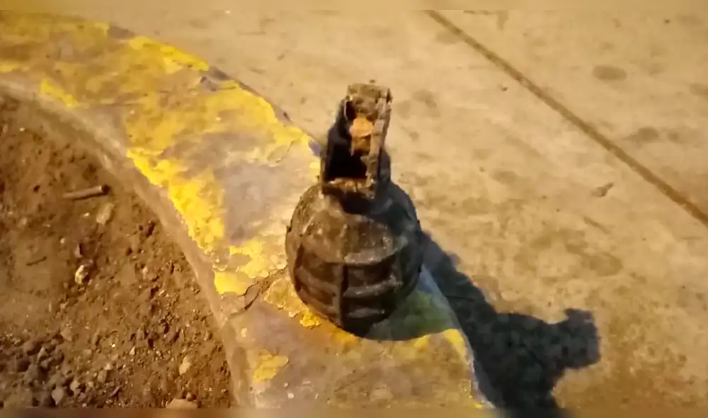 Granada fue neutralizada por personal de UDEX.