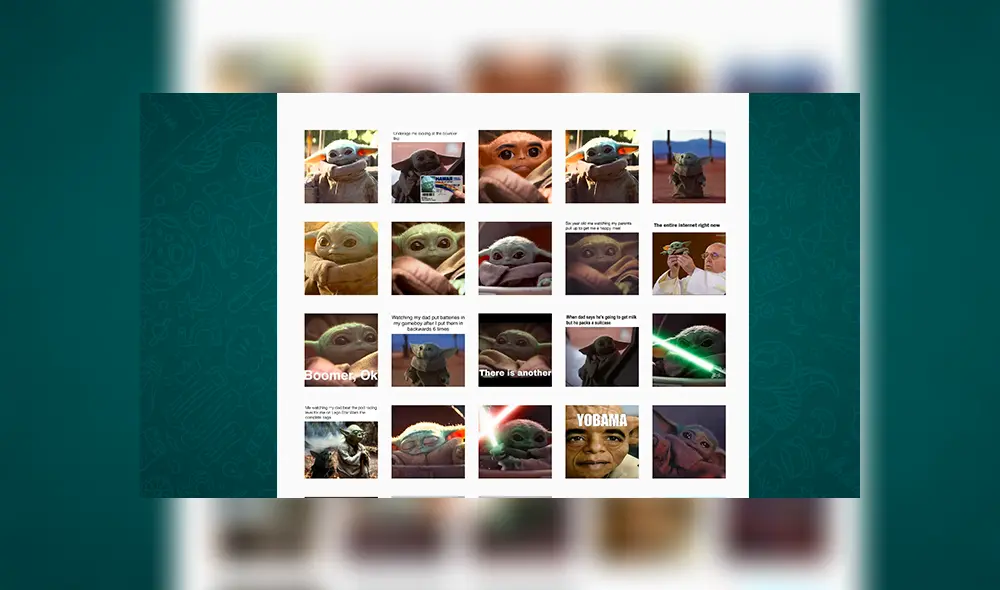 WhatsApp: truco secreto te permite tener los stickers de ‘Baby Yoda’ y usarlos en tus conversaciones
