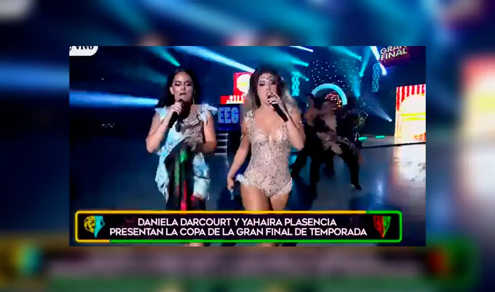 Yahaira Plasencia se apoderó del set de EEG con tema de Daniela Darcourt