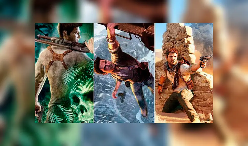Uncharted The Nathan Drake Collection comprende los tres primeros videojuegos de la saga.