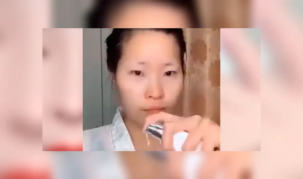 Facebook viral: parece una sexy asiática, pero se quita el maquillaje y su aspecto aterra a todos [VIDEO]
