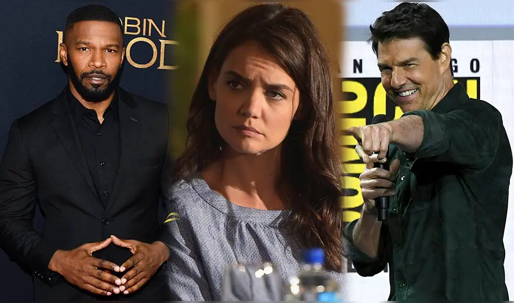 Tom Cruise Katie Holmes Jamie Foxx