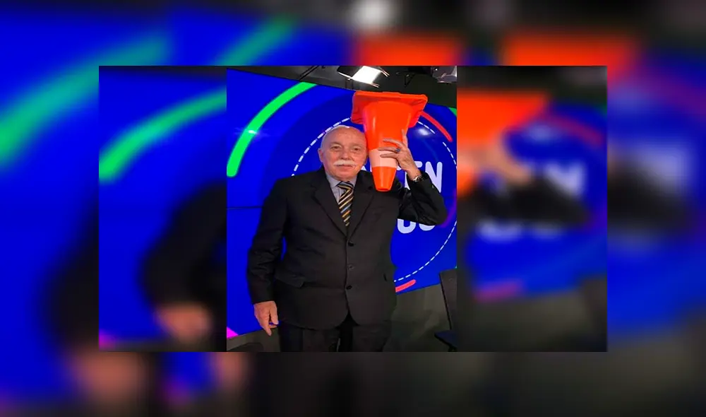 En Facebook, el excongresista Carlos Tubino se animó a posar con un cono de tránsito, luego de su incidente. Foto: RPP En Facebook, el excongresista Carlos Tubino se animó a posar con un cono de tránsito, luego de su incidente. Foto: RPP