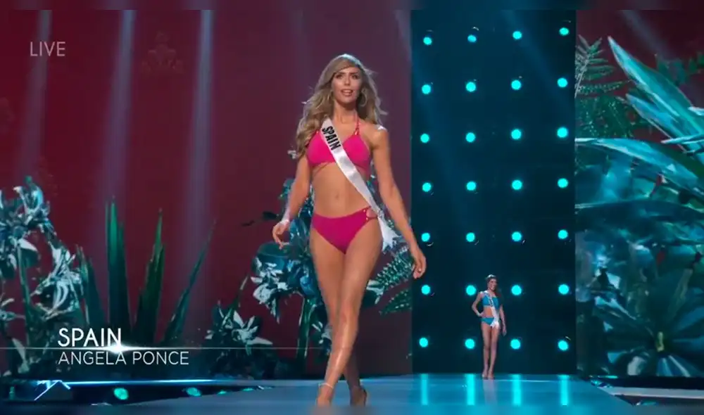 Angela Ponce ovacionada en el Miss Universo al desfilar en bikini [VIDEO]