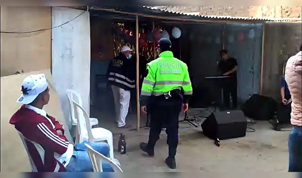 detenidos fiesta cumpleaños