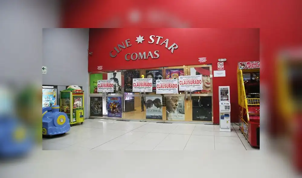 Clausuran salas de Cine Star por ser de alto riego 