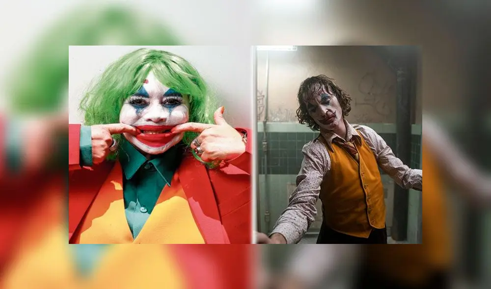 Susy no tuvo reparos en vestirse como el popular 'Joker' como parte de las celebraciones de Halloween.