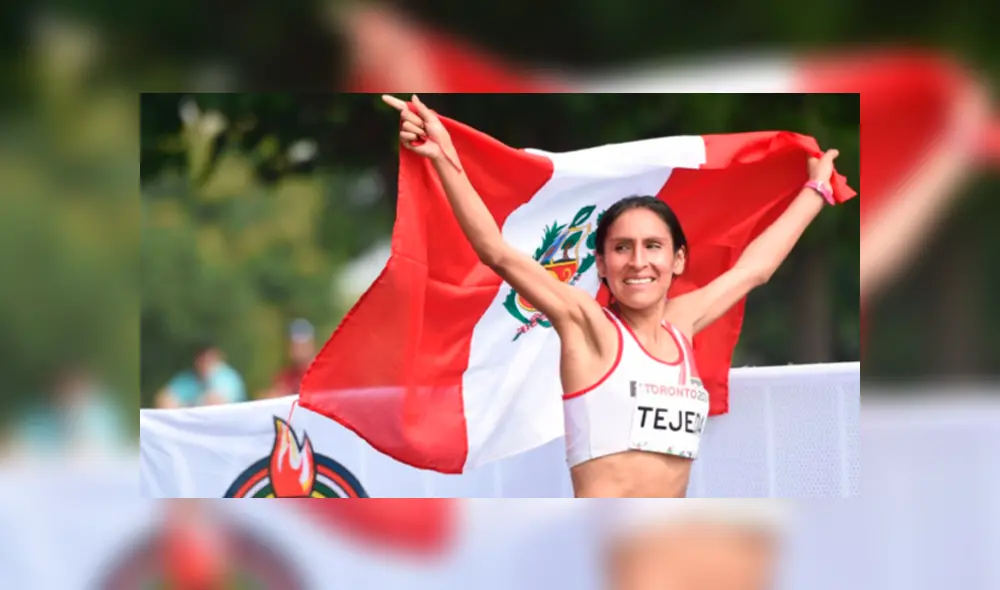 Gladys Tejeda acumuló triunfos como maratonista en campeonatos internacionales. Foto: AFP