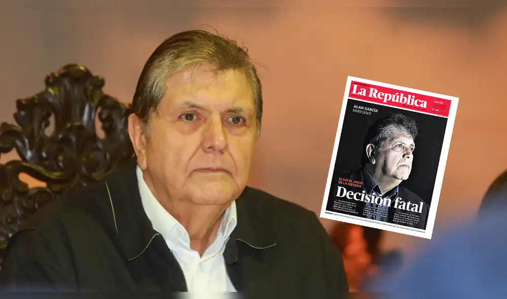 Difunden falsa portada sobre fallecimiento de Alan García 