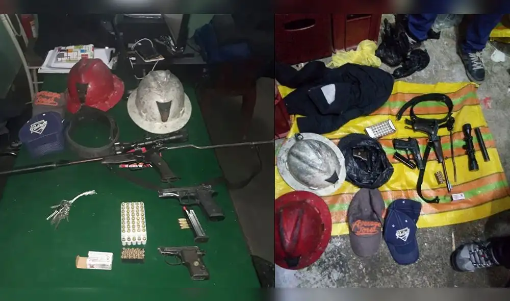 Hallan armas de fuego en local nocturno de La Rinconada en Puno