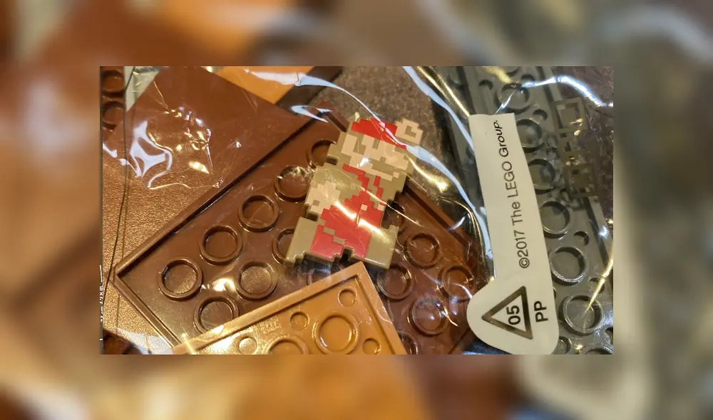 Aquí se ven parte de los bloques del televisor con Mario Bros. Foto: VJGamer. Aquí se ven parte de los bloques del televisor con Mario Bros. Foto: VJGamer.