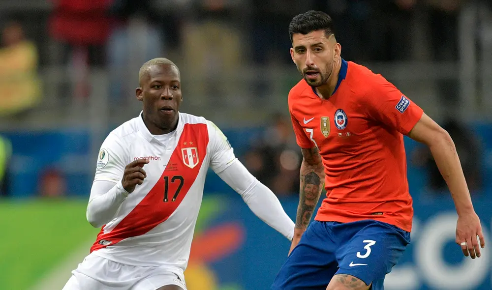 Perú y Chile se enfrentan el 13 de noviembre en la fecha 3 de las Eliminatorias a Qatar 2022. Foto: AFP
